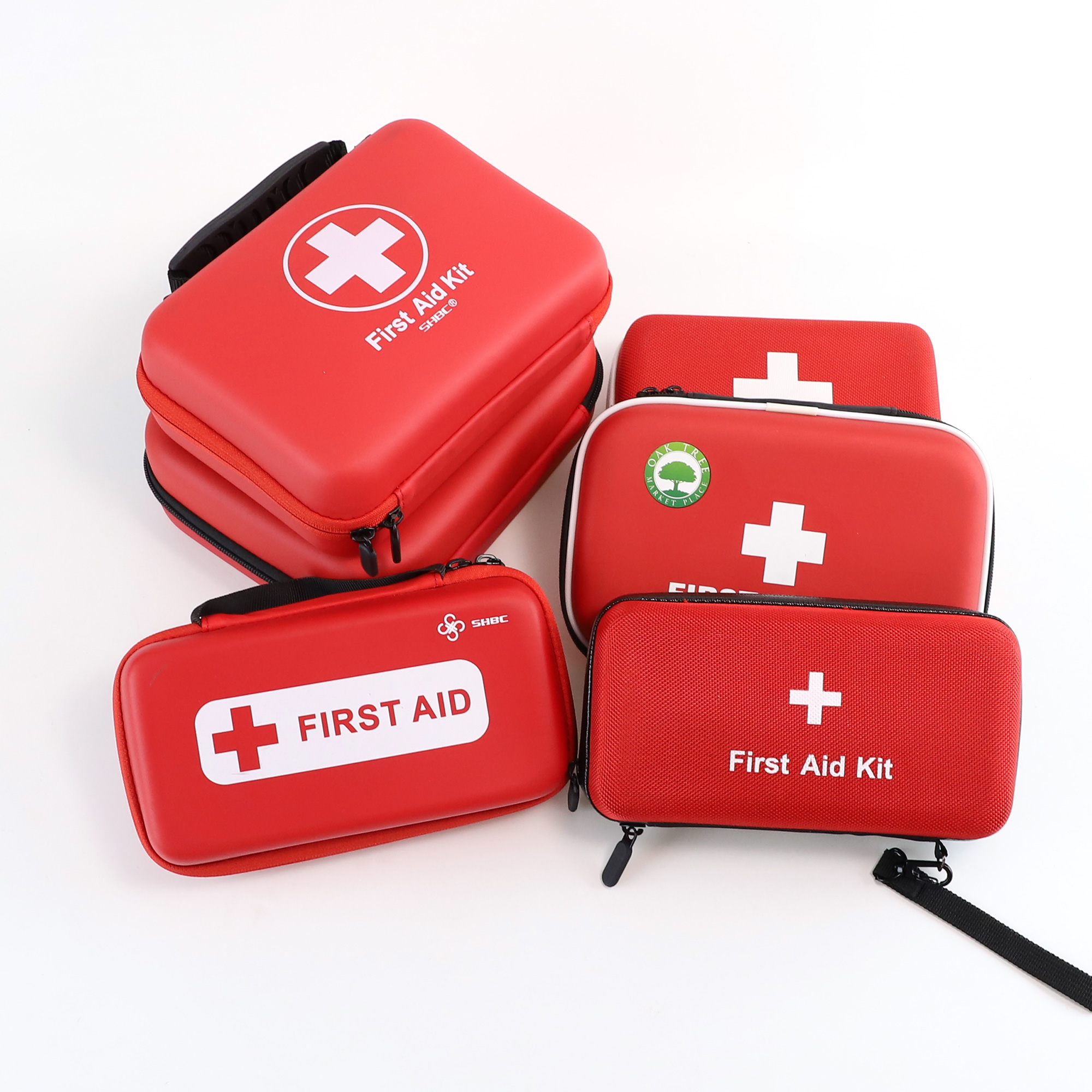 OEM ODM OBM EVA 300 Piece Mini Emergency Medical First Aid Kit Set Case Bag for Car, Sports